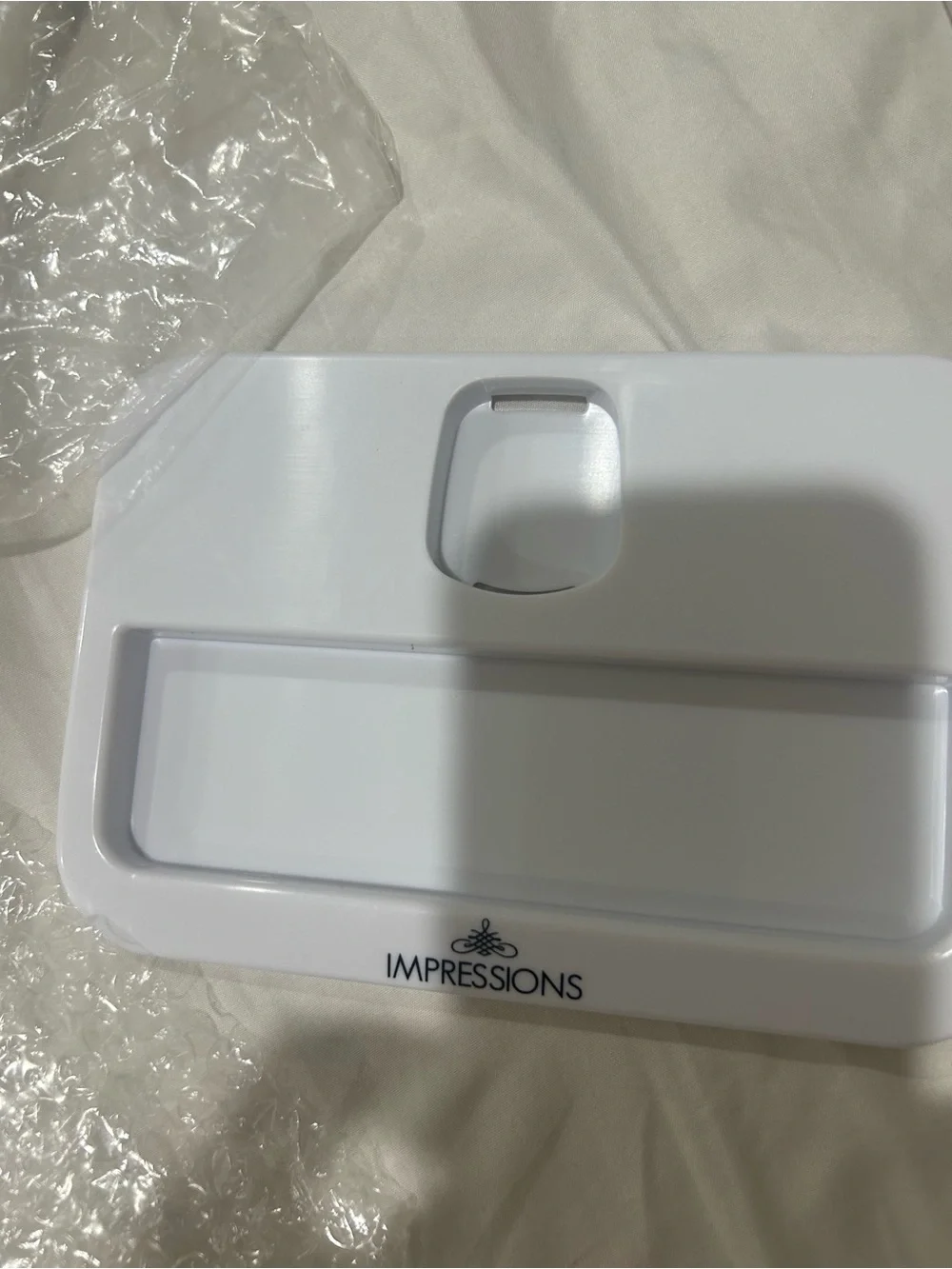 Impressions LED Lighted Makeup Mirror - Clear White Frame